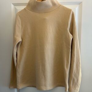 Dudley Stephens Cream Fleece lined Turtleneck